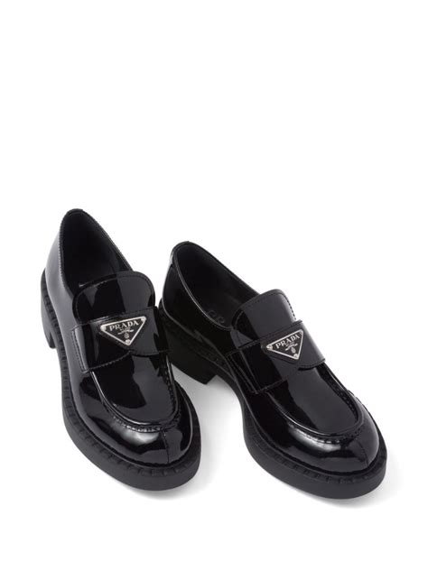 prada metallic loafer|prada loafers farfetch.